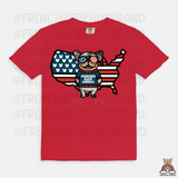 Frenchies Bless America Tee