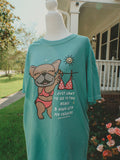 I Just Want To Go To The Beach & Hang With My Frenchie Tee (Select Your Frenchie #1-8)