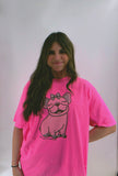 Pink Frenchie Tee
