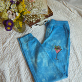 Frenchtini Embroidered Tie Dye Joggers