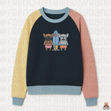 Bay Watch Ribbed Embroidered Crewneck