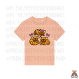 Croissant Frenchies Conservative Cropped Tee (Boxy)