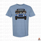 Cars & Frenchies Unisex Tee