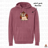 Gobble Frenchie Embroidered Hoodie ( Select Your Frenchie)