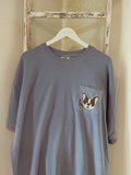 Frenchie With Cigar Pocket Tee