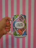 I Just Want To Hang With My Frenchie 15 oz Ceramic Mug