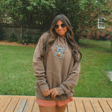 Frenchie Spice Latte Embroidered Hoodie ( Select Your Frenchie)