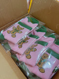 Gingerbread Frenchies Crew Socks