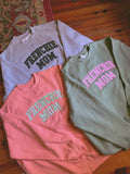 Oversized Frenchie Mom Embroidered Applique Sweater