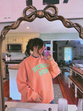 Oversized Frenchie Mom Embroidered Applique Sweater