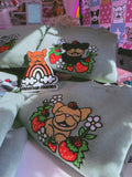 Love Grows Where Frenchies Go Embroidered Boxy Crewneck