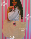 Color Me Frenchies Embroidered Tote Bag