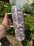 Hydrangea Frenchies Tumbler