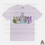 Mermaid Frenchies Adult Tee