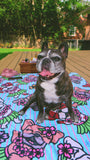 Coastal Frenchies Sherpa Blanket