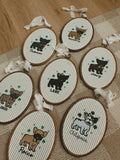 Lucky Little Frenchie Hoop Art