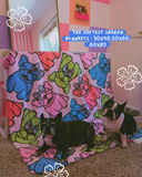 Color Me Frenchie Sherpa Blanket
