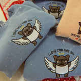 I Love You This Big Embroidered Crewneck