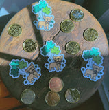 Lucky Little Frenchie Single Stickers