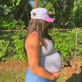 Frenchie Mama Canvas Embroidered Trucker Hat (Add On Frenchie/ Select Hat)