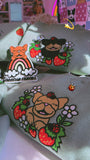 Love Grows Where Frenchies Go Embroidered Boxy Crewneck