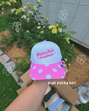 Frenchie Mama Canvas Embroidered Trucker Hat (Add On Frenchie/ Select Hat)