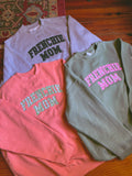 Oversized Frenchie Mom Embroidered Applique Sweater