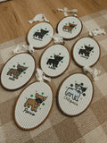 Lucky Little Frenchie Hoop Art