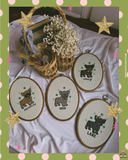 Lucky Little Frenchie Hoop Art