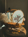 Lucky Little Frenchie Hoop Art