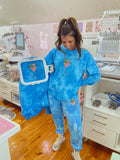 Frenchtini Embroidered Tie Dye Crewneck