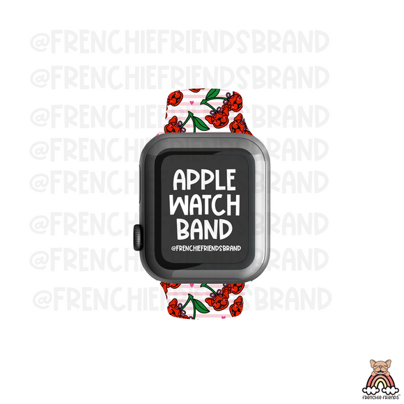 I Cherryish My Frenchie Apple Watch Band