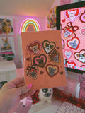 Heart Pocket Frenchies 5x7 Mini Print