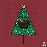 Felt Embroidered Frenchie Ornament
