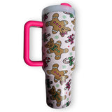 Gingerbread Frenchies Tumbler