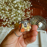 Autumn Leaves & Frenchies Please Shoe Charm