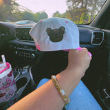 Frenchie Mama Canvas Embroidered Trucker Hat (Add On Frenchie/ Select Hat)