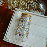 Skully Bones 16 Oz Glass Can