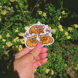 Croissant Frenchies Single Sticker