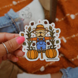 Scarecrow Frenchie Single Stickers