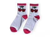 I Cherryish My Frenchies Crew Socks