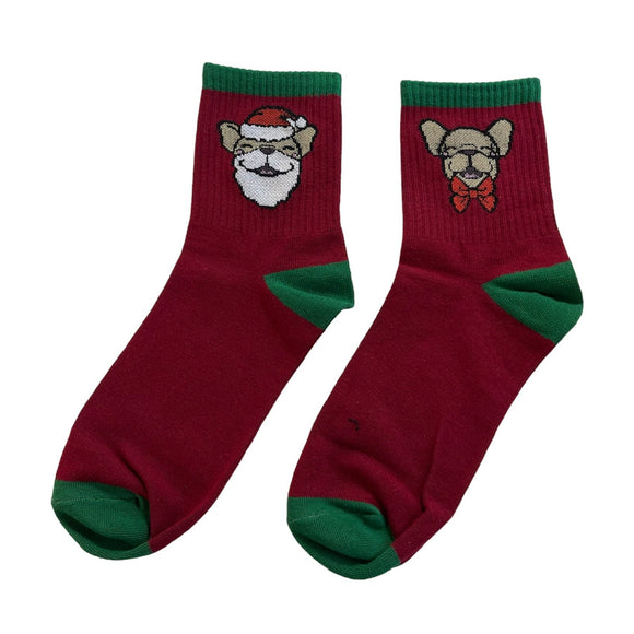 Mr & Mrs Frenchie Paws Socks