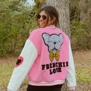 Frenchie Love Letterman Jacket