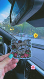 Love Grows Where Frenchies Go Air Freshener