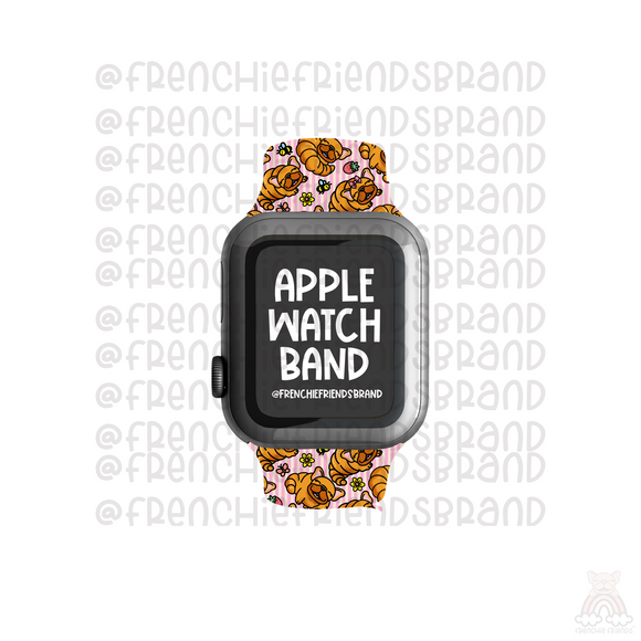 Croissant Frenchies Apple Watch Band
