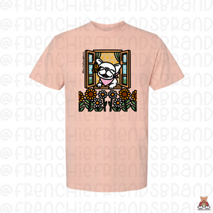Spring Fling Unisex Tee (Select Your Frenchie & Tee Color)