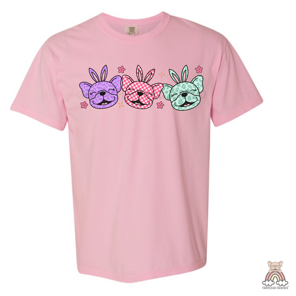 Youth Retro Easter Frenchies Tee