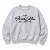 The Frenchie Mom Collective Embroidered Boxy Crewneck