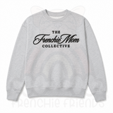 The Frenchie Mom Collective Embroidered Ladies Midweight Crewneck