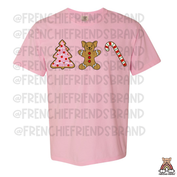 Gingerbread Frenchie Tee